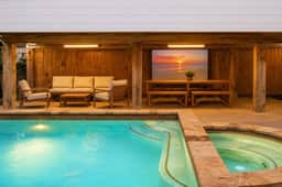 Pool & Hot Tub - Walk to Beach - Movie Patio - Image 2